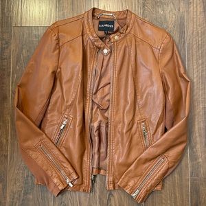 Express faux leather jacket